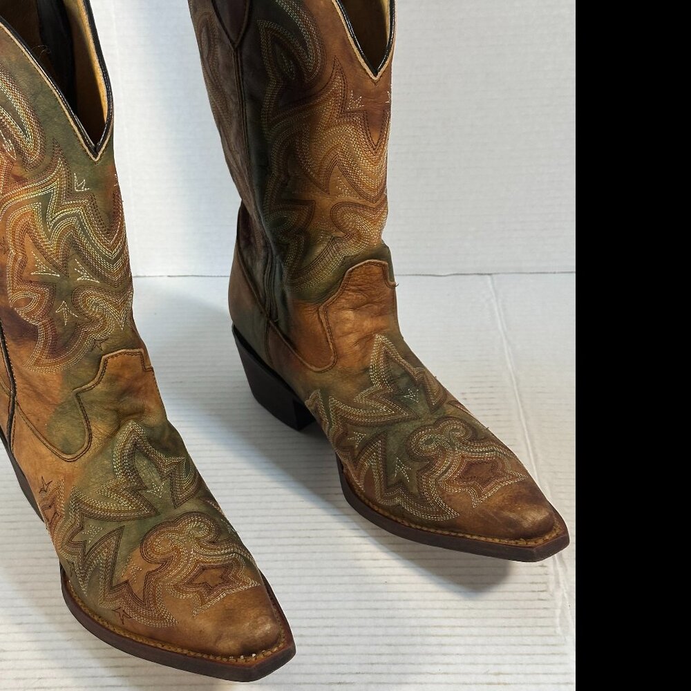 MENS WESTERN BOOTS SIZ 9.5 - Picture 11 of 16